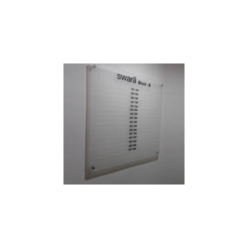 Customized Flat Owners Name Board - Application: Commercial