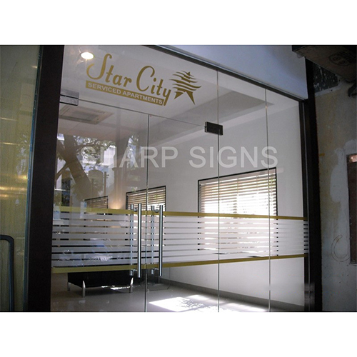 High Grade Glass Itching Film