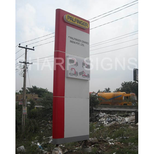 Pylon Sign Board - Application: Outdoor Advertisment