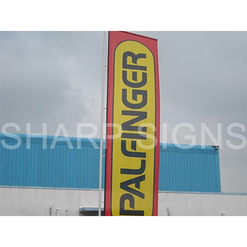 Flag Sign Board - Application: Outdoor Advertisment