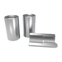 Industrial Rebar Coupler - Color: Silver