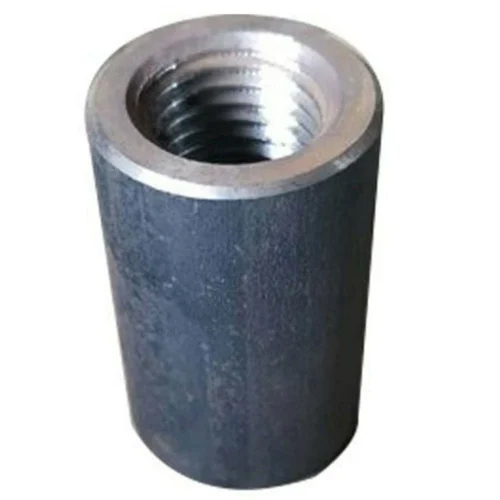 50mm काला रिबार कपलर - रंग: सिल्वर