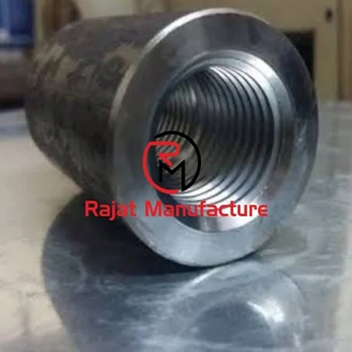 25mm गैल्वनाइज्ड एमएस रीबार कपलर - रंग: सिल्वर