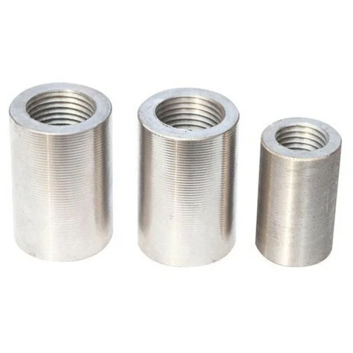 2.7Mm Round Silver Ms Rebar Coupler - Length: 56 Millimeter (Mm)