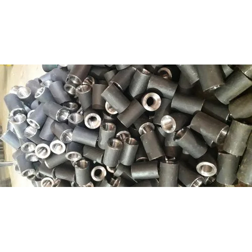 Parallel Thread Rebar Coupler - Color: Silver