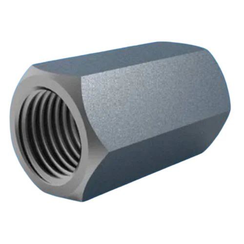60 Mm Hexagon Rebar Coupler - Color: Silver