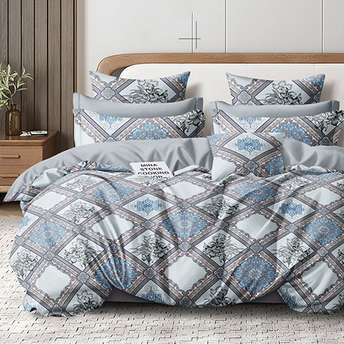Flora Digital Print King Size Double Bed Bedsheet - Color: Different Available