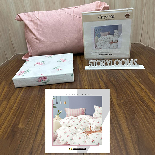 Glace Modern Cotton  Double Bedsheet - Color: Different Available