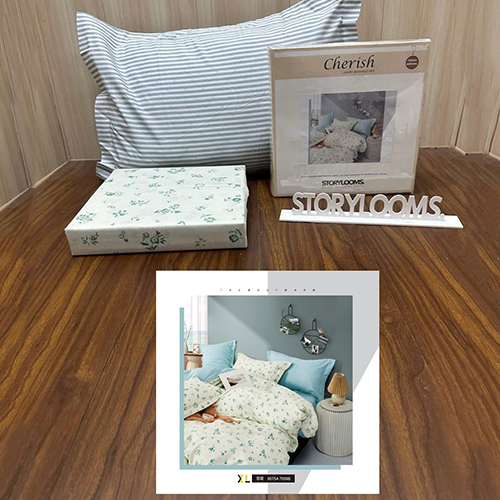 Glace Trendy Cotton Double Bedsheet - Color: Different Available