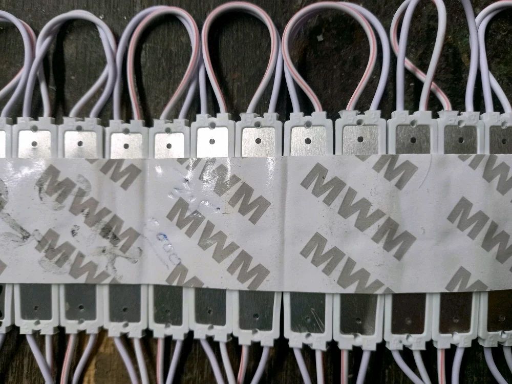 Led Module - Silicon | 3-led Configuration, 12v Input, Available In Multiple Colors (White, Red, Green, Blue, Pink, Rgb), Pwm Dimming Support