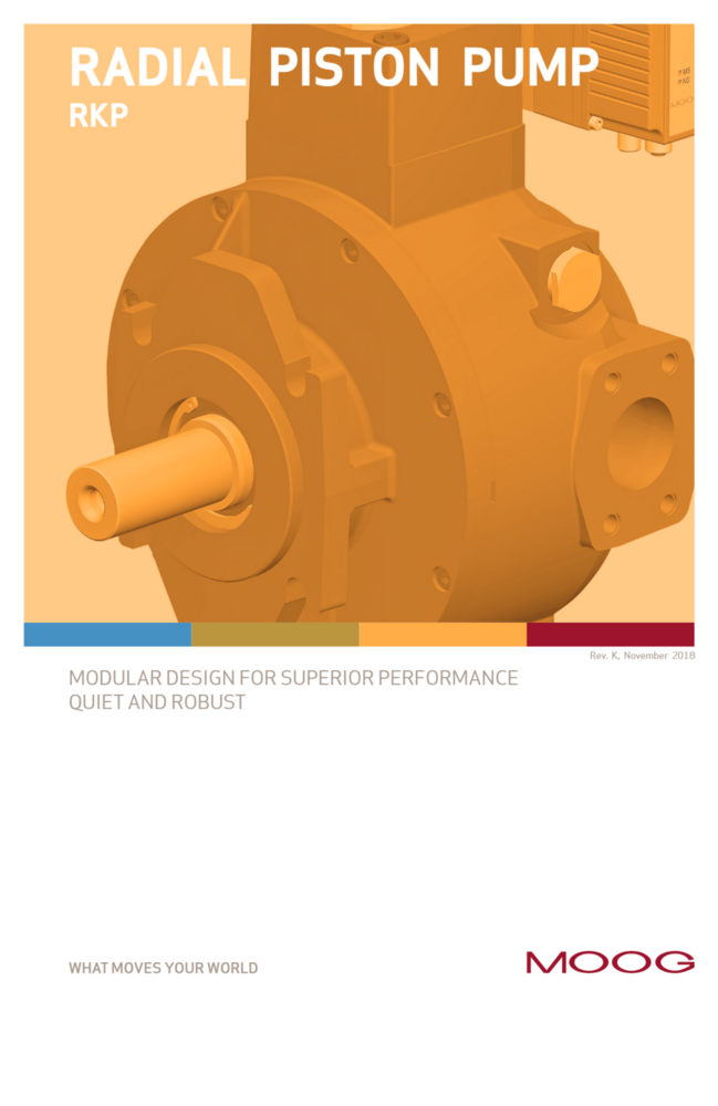 Moog Radial Piston Pump, For Industrial, AC Powered