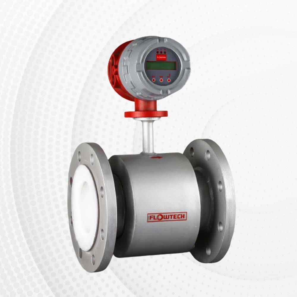 Flowtech Electromagnetic Flowmeter - Color: Silver