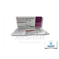 Mycotero 500 Tablets - Mycophenolate Mofetil Usp 500 Mg, 6x10 Tablets Box, Pharmaceutical Grade