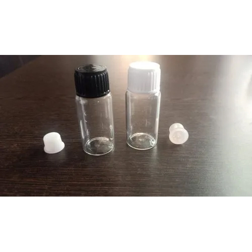 15 Ml Homeopathic Glass Vial - Color: Transparent
