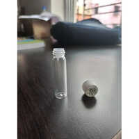 5 Ml Tubular Glass Vials - Color: Transparent