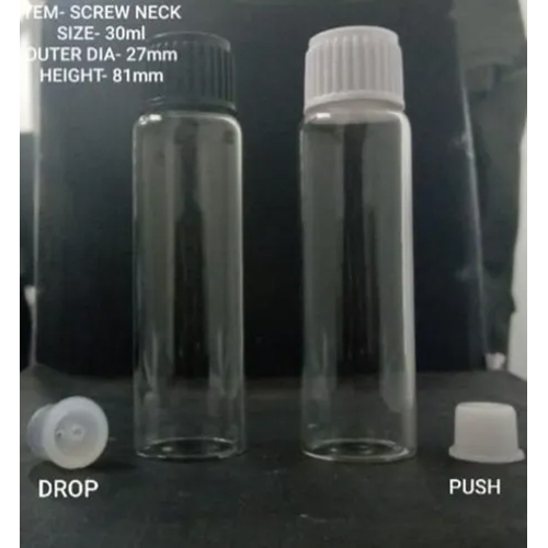 30 ml Homeopathic Glass Vial