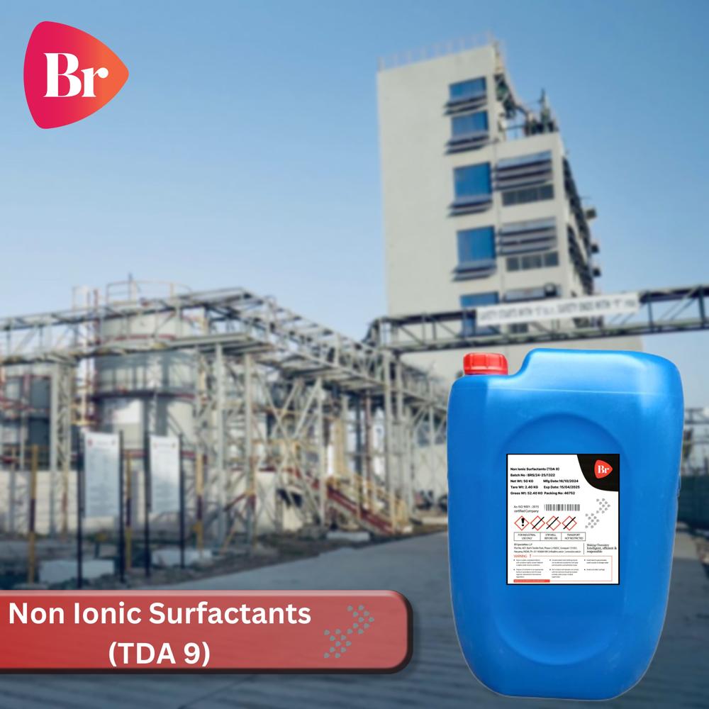 Non Ionic Surfactants Tda 9 - Application: Industrial Cleaning