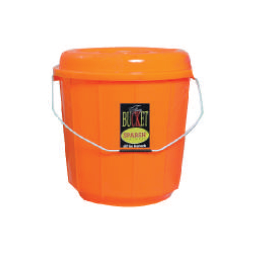 16 Ltr Natural Wire Handle Bucket