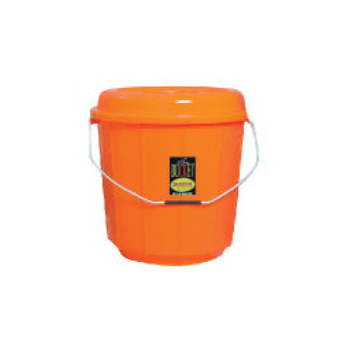 11 Ltr Natural Wire Handle Bucket