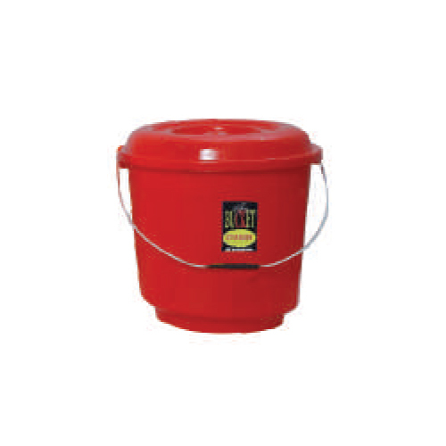 9 Ltr Natural Wire Handle Bucket