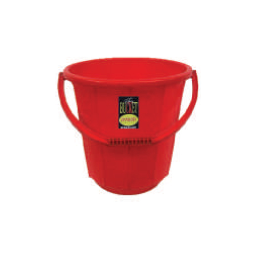 11 Ltr Natural Plastic Handle Bucket