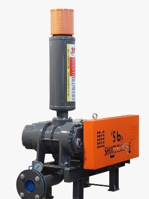 Roots Blowers - Color: Blue & Orange