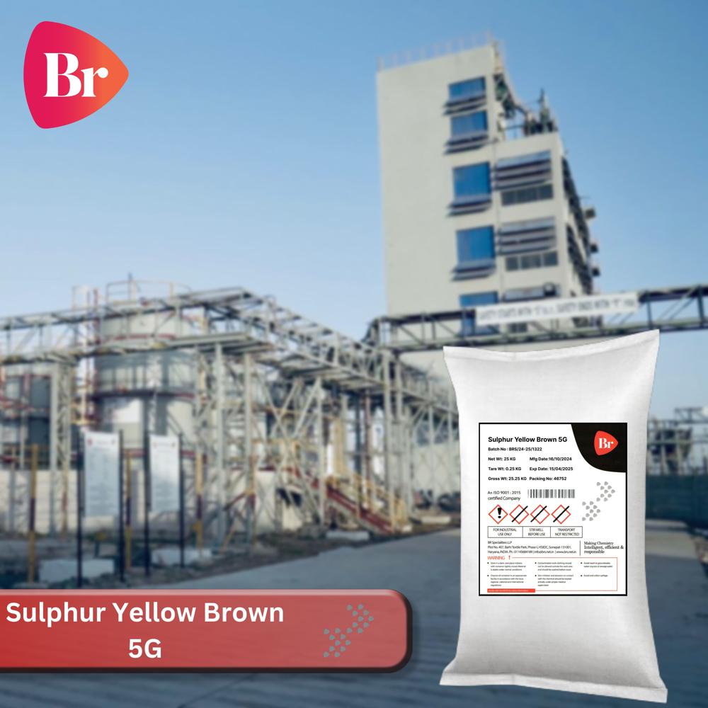 Sulphur Yellow Brown 5g Dye - Application: Textile Industry