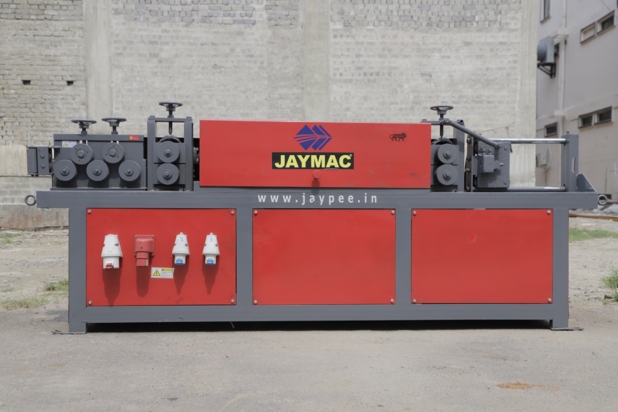 Jaymac Bar De-coiling And Straightening Machine - Color: Red