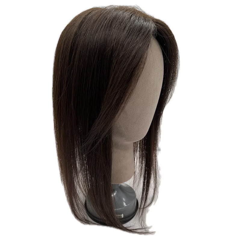 Indian Premium Remy Middle part Silk Base Human Hair Topper Human Hair Extension