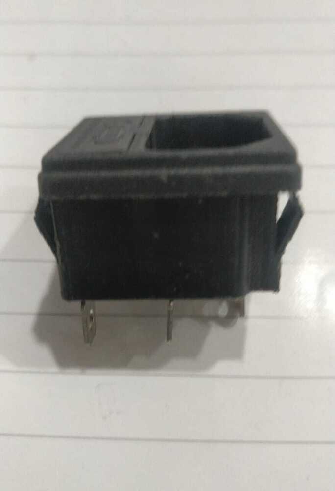 Ac-04 Socket With Fuse Press Fit - Plastic, Standard Size, Black | Ideal For Industrial Automation, Automotive Electronics, And Circuit Overload Protection