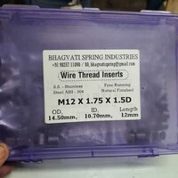 Helicoil Thread Insert - Stainless Steel Ss304, M2-m42 Size Range, Height 2-64mm, Length 2-120mm, Bright Finish | Versatile For Thread Repair & Reinforcement