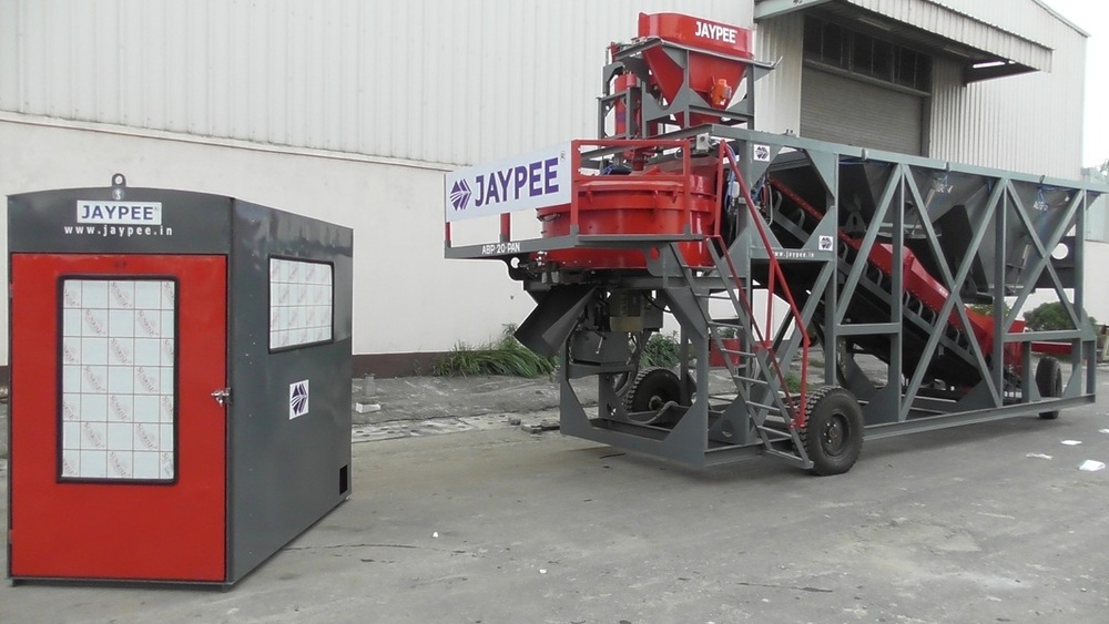 JAYPEE AUTOMATIC CONCRETE BATCHING PLANT ABP-20 (PAN MIXER)