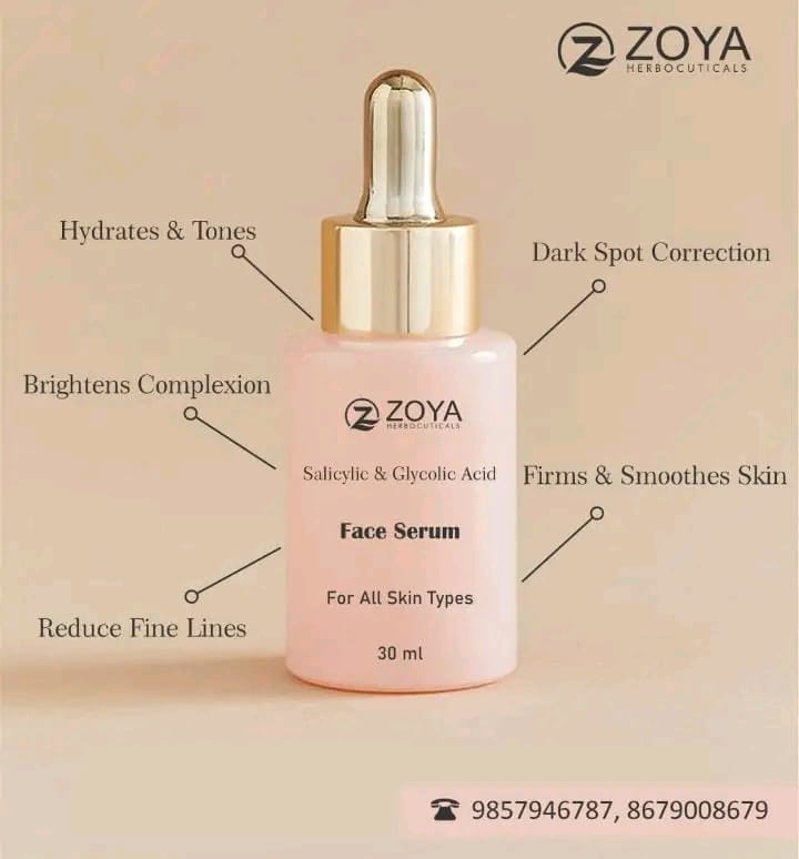 salicylic & glycolic acid face serum