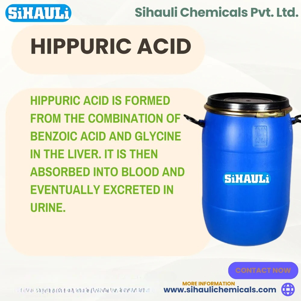 Hippuric chemical Acid Manufacturers, Suppliers, Exporters From Vasai Mumbai