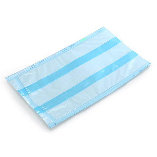 Sterilization Blue Poly Gusseted Pouch