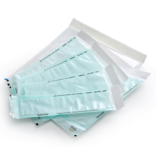 Sterilization Green Poly Self Seal Pouches