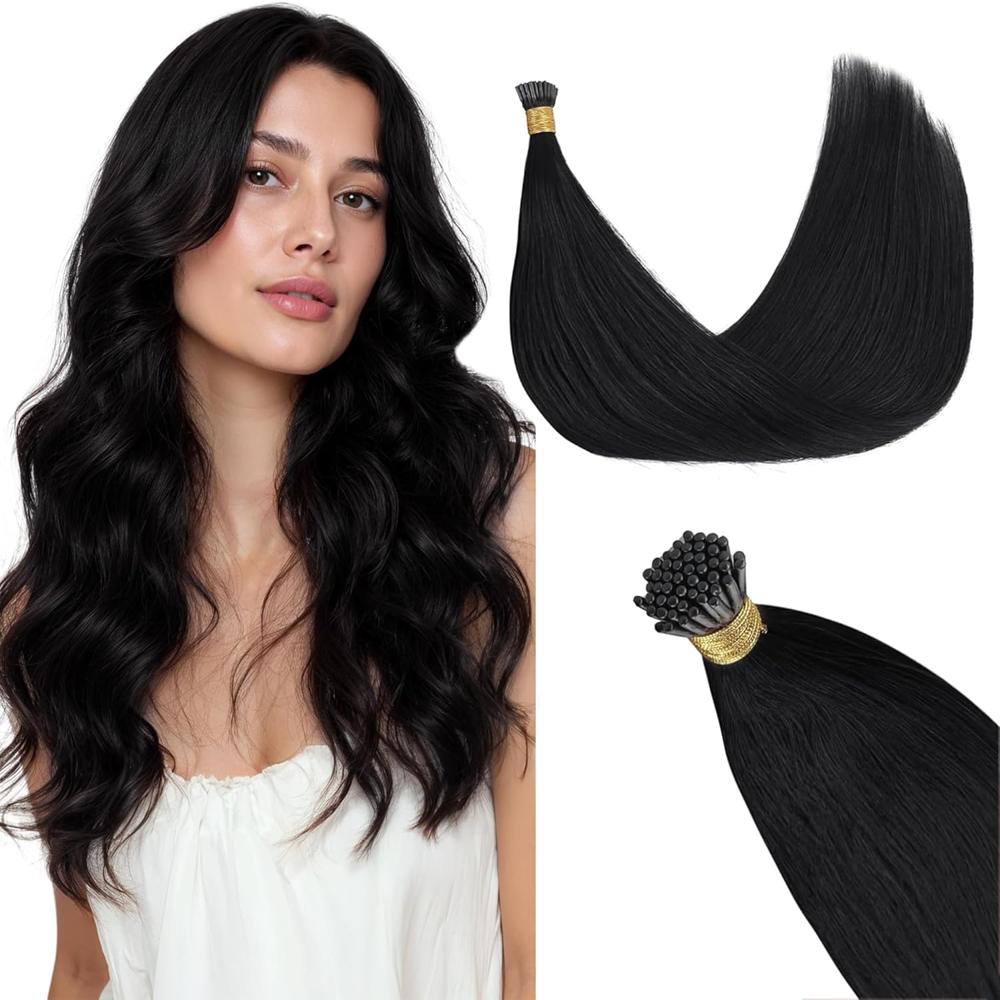 I-Tip Hair Extensions 22inch | 100gm Human Hair Keratin Bond Hot Fusion Salon Install