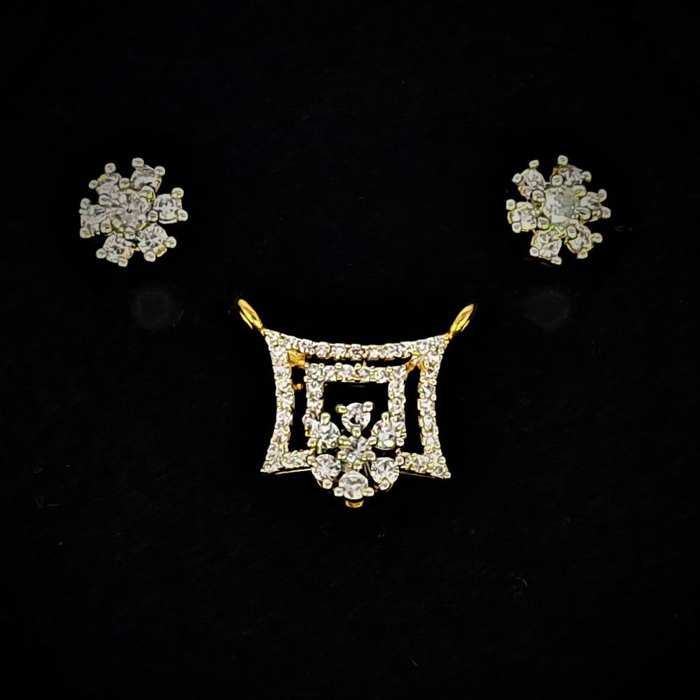 Cz Mangalsutra Set - Color: All Color