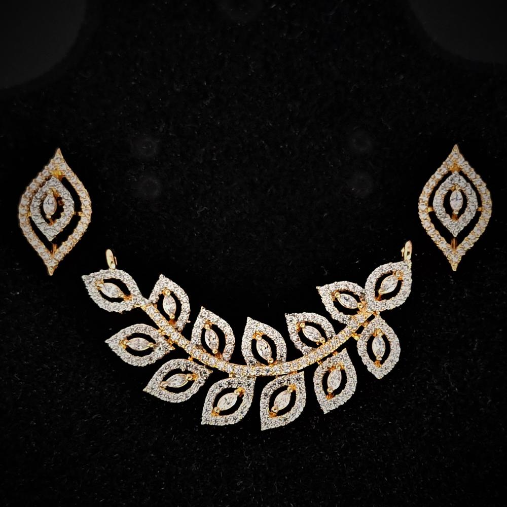 Cz Mangalsutra Set - Color: All Color