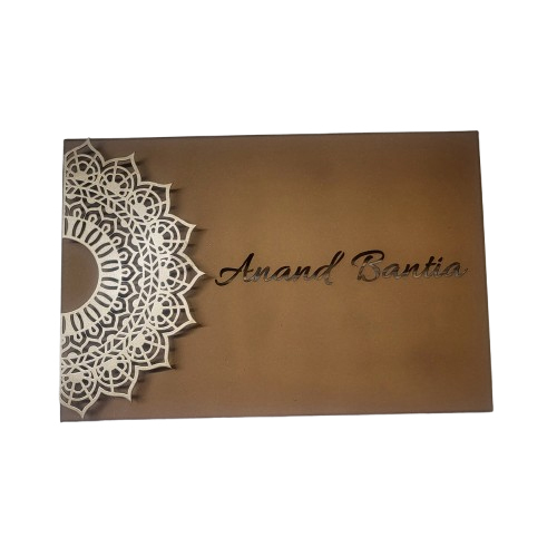Half Mandala Art Name Plate