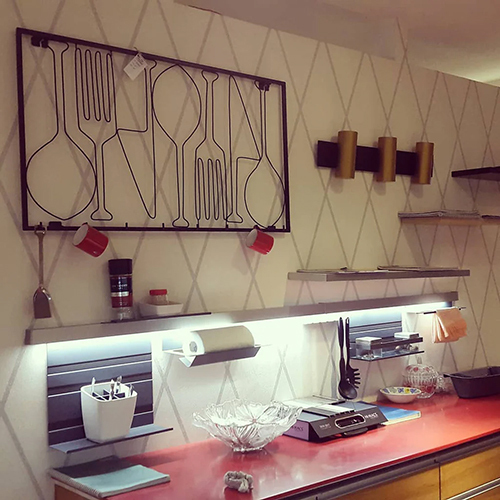 Framed Food For Thought Wall Art With Hooks