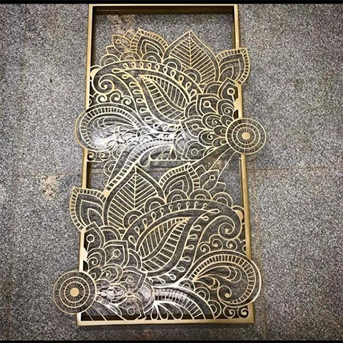 Henna Metal Wall Art
