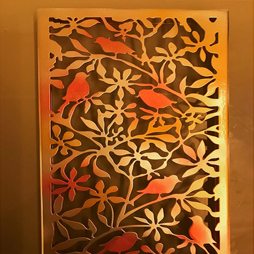 Red Color Summertime Wall Art