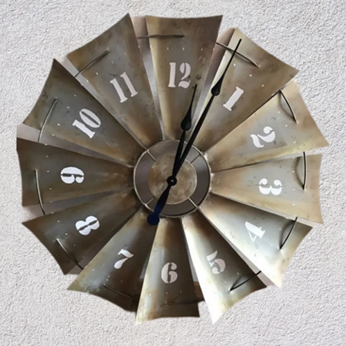 Vintage Windmill Clock