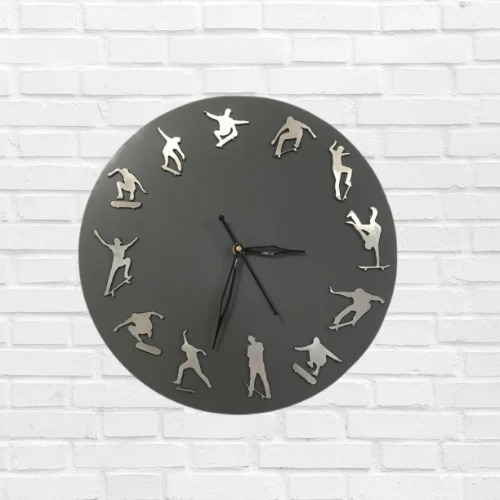 Skateboarding Sport Wall Clock