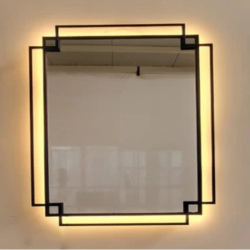 Black Matt Duet Mirror