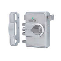 Cbr-cinco 500,latch & Deadbolt Main Door Lock - Color: Silver