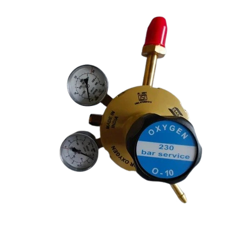 Anil Oxygen Regulator - Color: Golden