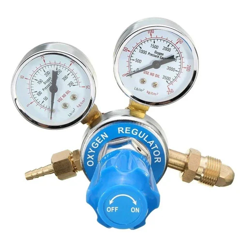 Gas Welding Regulator - Color: Blue