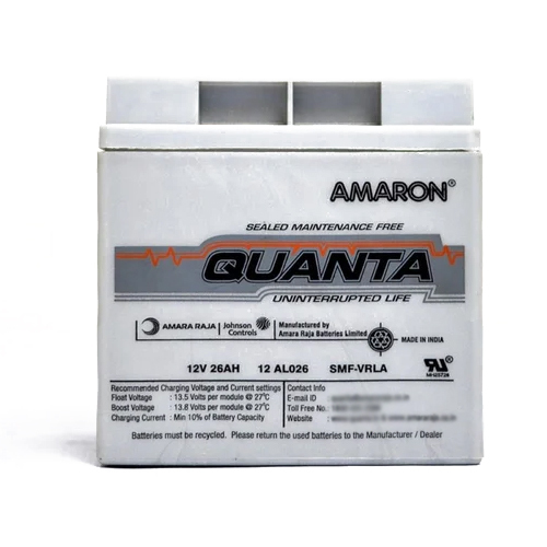 26Ah Amaron Quanta SMF Battery